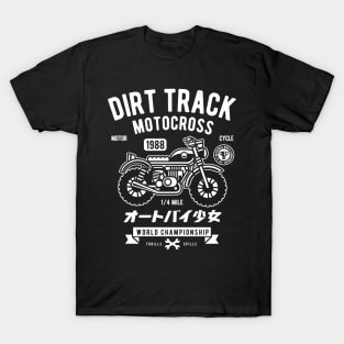 Dirt Track Motocross Classic Retro T-Shirt